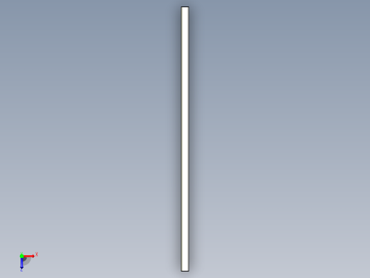 轴 D8 × 272mm 高俯视缩略图