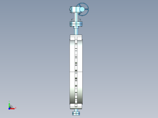 815L凸耳式美标蝶阀[API815L-36”]前视缩略图
