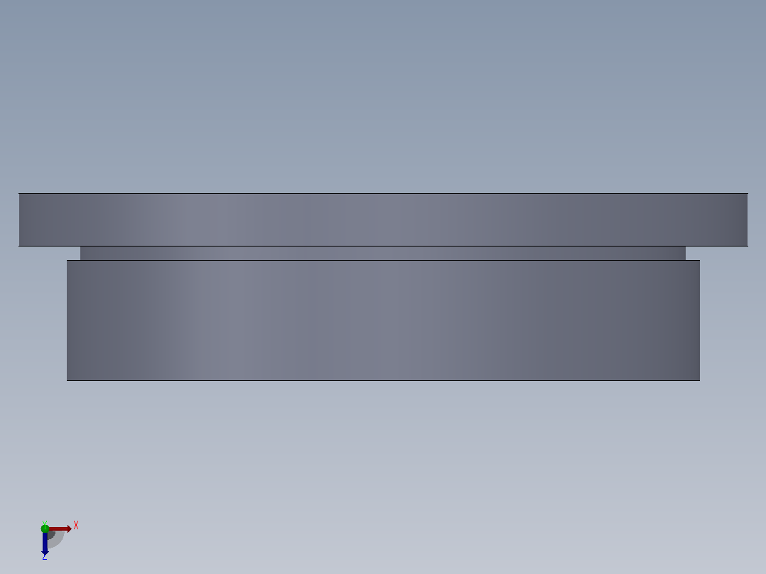 多套螺钉固定式轴承盖和嵌入式轴承盖3D模型Solidworks设计主视图