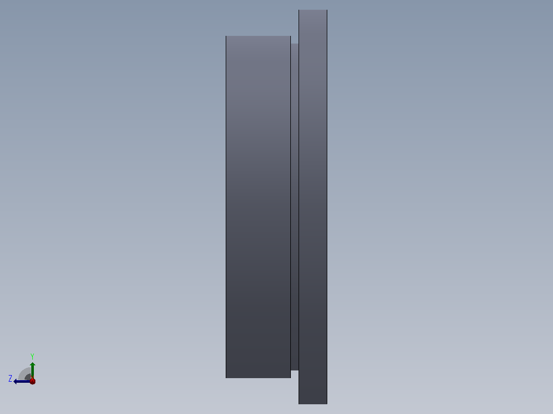 多套螺钉固定式轴承盖和嵌入式轴承盖3D模型Solidworks设计右视图