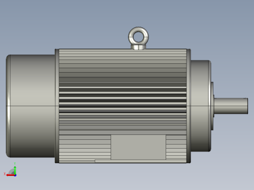 YVF2系列变频调速三相异步电动机[YVF2-132M1 -6-50-4-B]后视缩略图