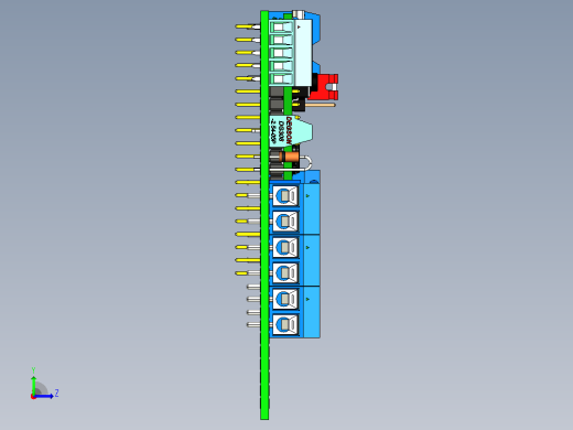 STM32扩展板左视缩略图