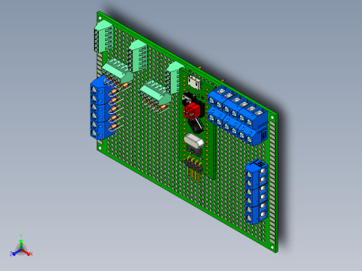STM32扩展板正等轴测缩略图