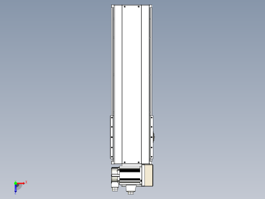 皮带直线轴半封闭可选导轨TPA-HNB-220D-176-L450-RU-C-P1K-N3俯视缩略图