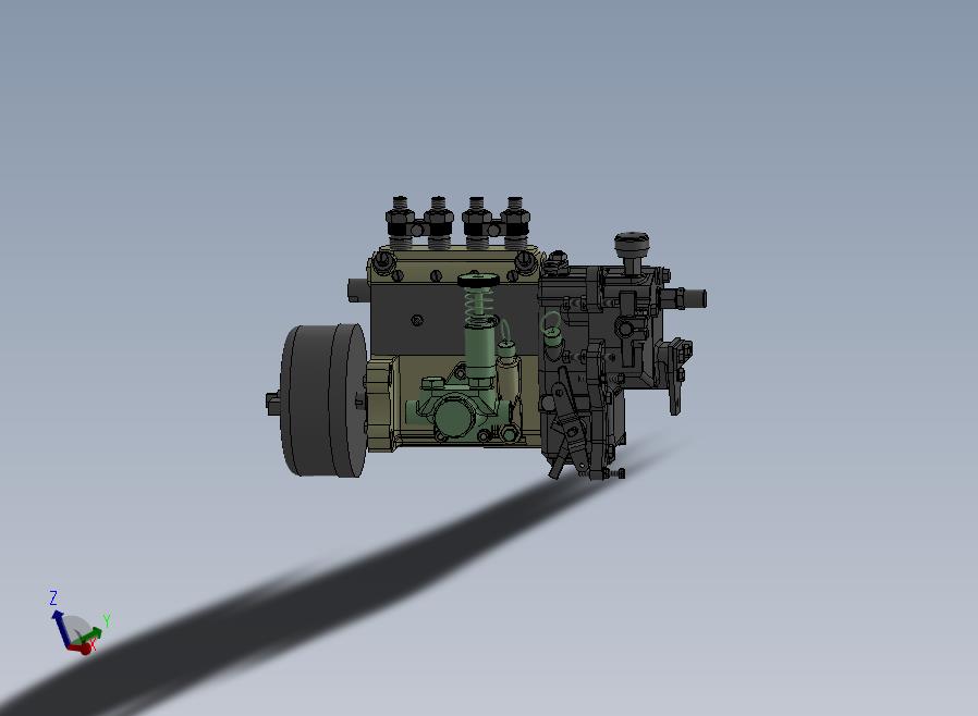 A07-柴油机油泵零件与装配图