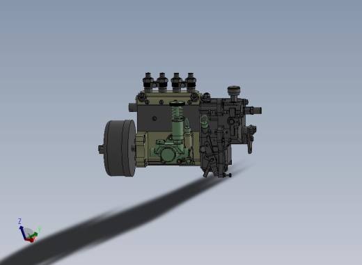 A07-柴油机油泵零件与装配图