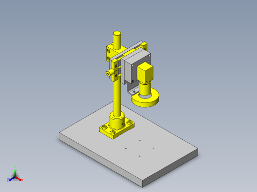 使用旋转滑台的角度测量仪正等轴测缩略图