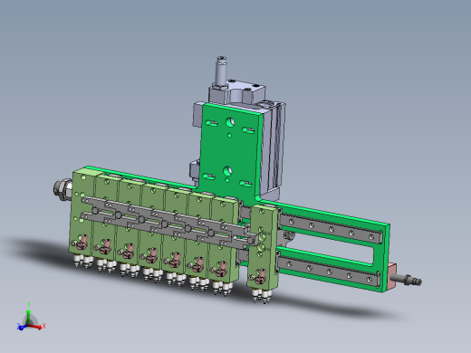 组合吸嘴组件 变距机构sw17可编辑