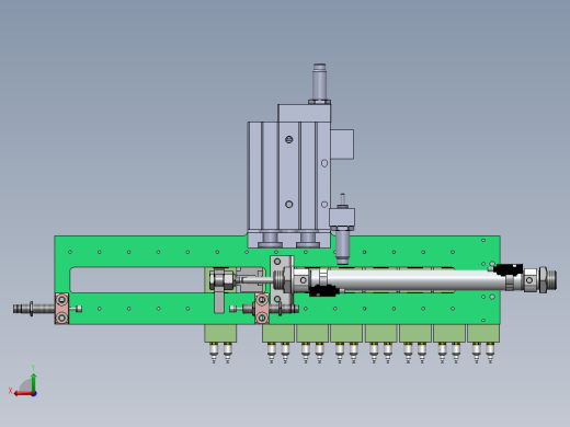 组合吸嘴组件 变距机构sw17可编辑后视缩略图