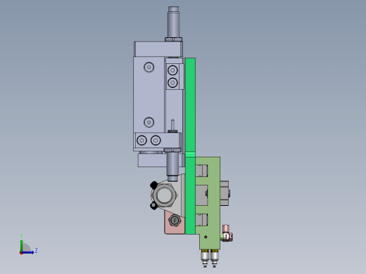 组合吸嘴组件 变距机构sw17可编辑左视缩略图