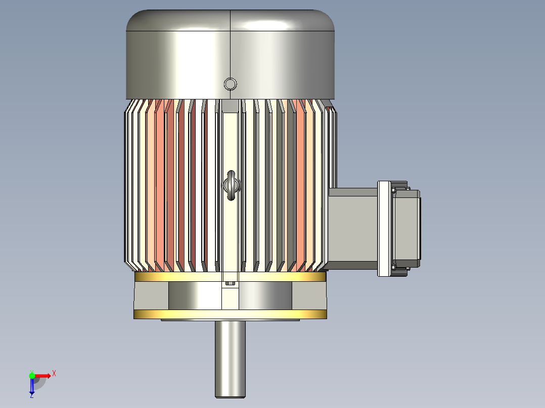 玉米脱粒机（cad+pro+说明书）俯视图