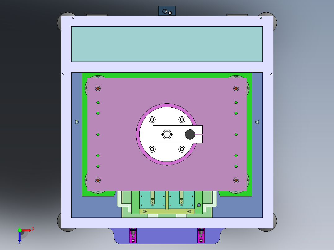 加热压螺丝机sw12可编辑俯视图