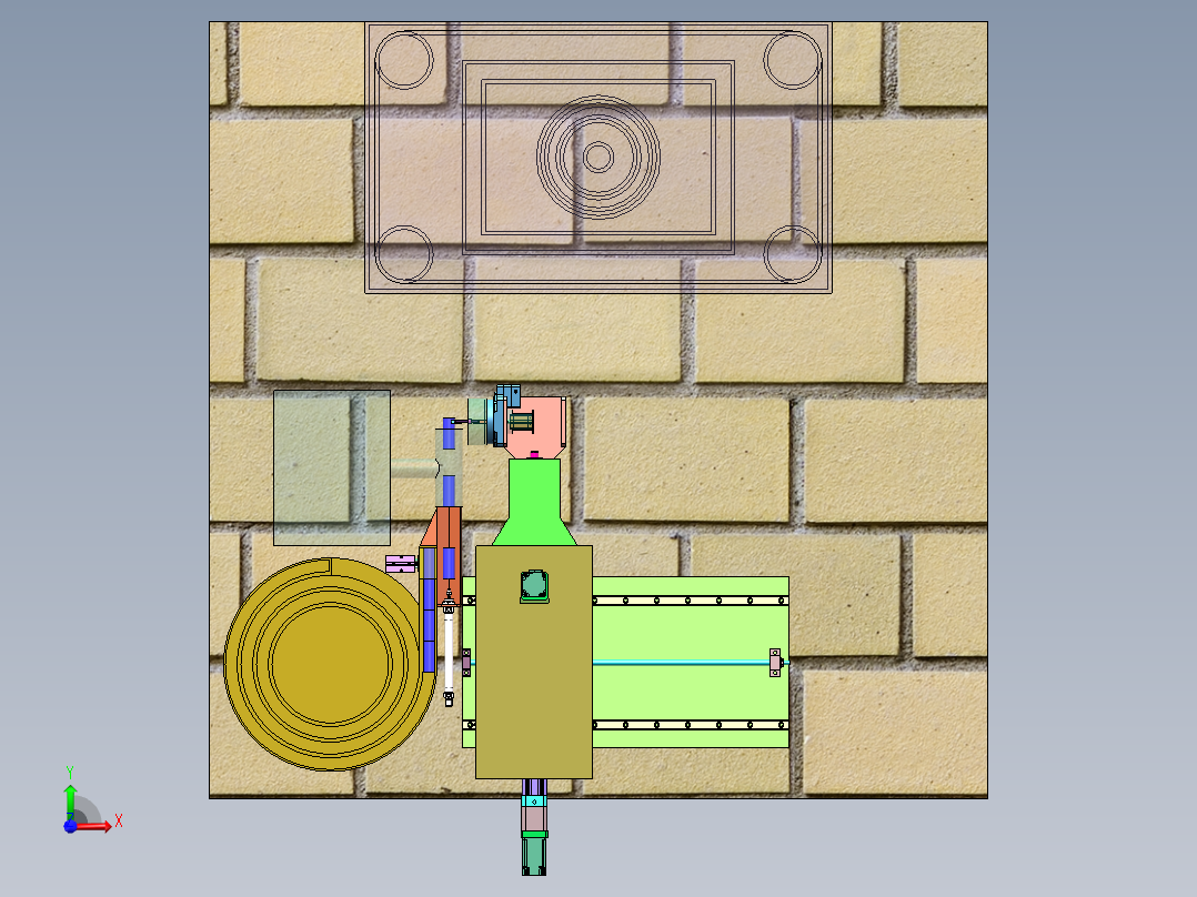 钢棒自动上料设备sw2020可编辑前视图