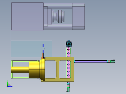钢棒自动上料设备sw2020可编辑左视缩略图