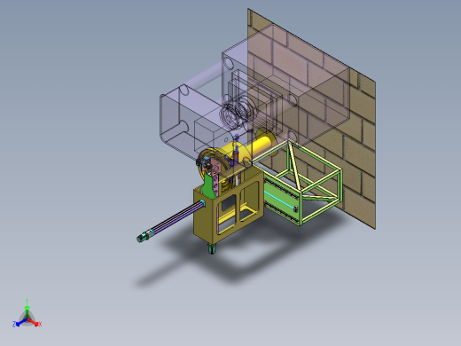 钢棒自动上料设备sw2020可编辑正等轴测缩略图