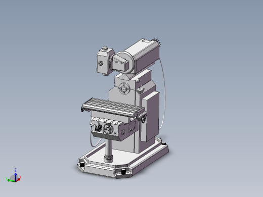 X62W万能铣床外形三维模型图stp通用格式机械自动化数模