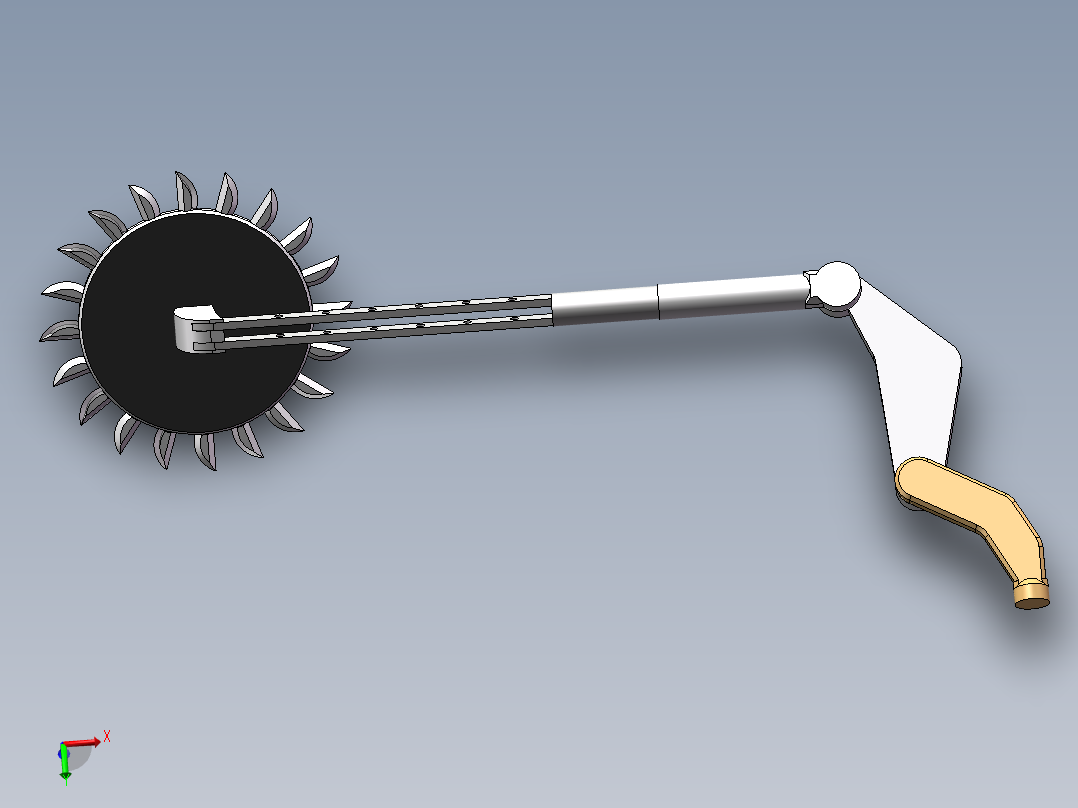 机械蝎子右臂3d模型