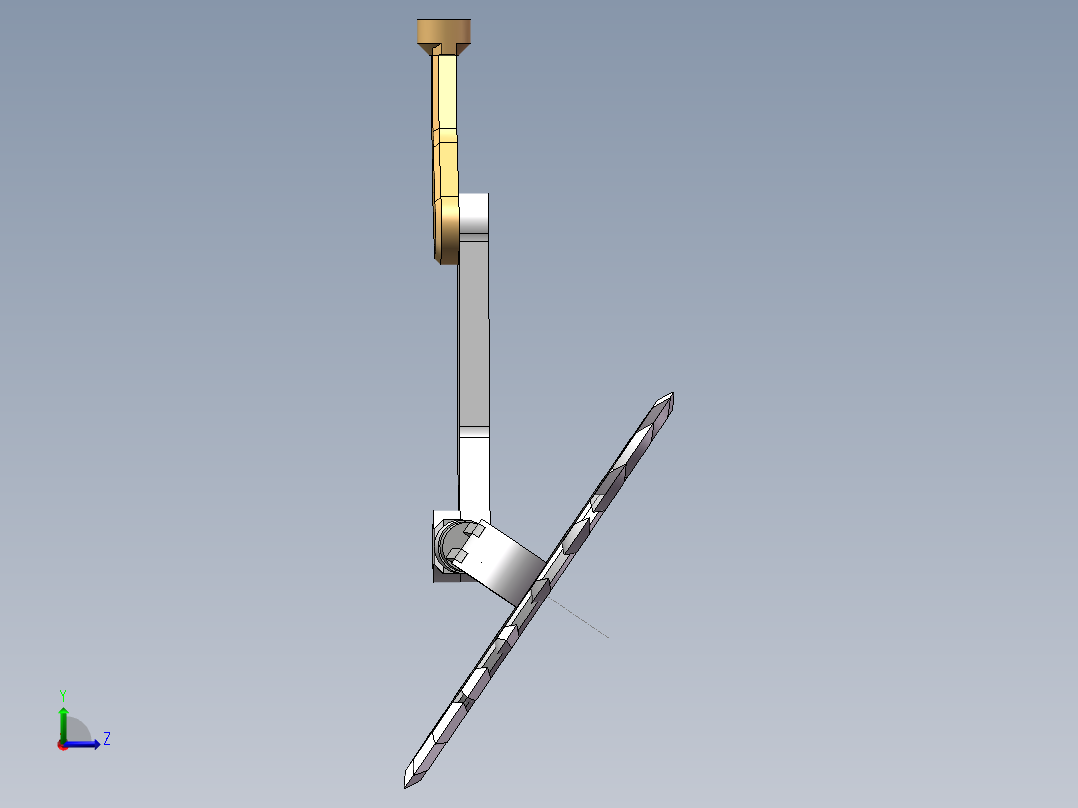 机械蝎子右臂3d模型左视图