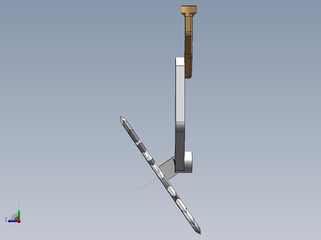 机械蝎子右臂3d模型右视图