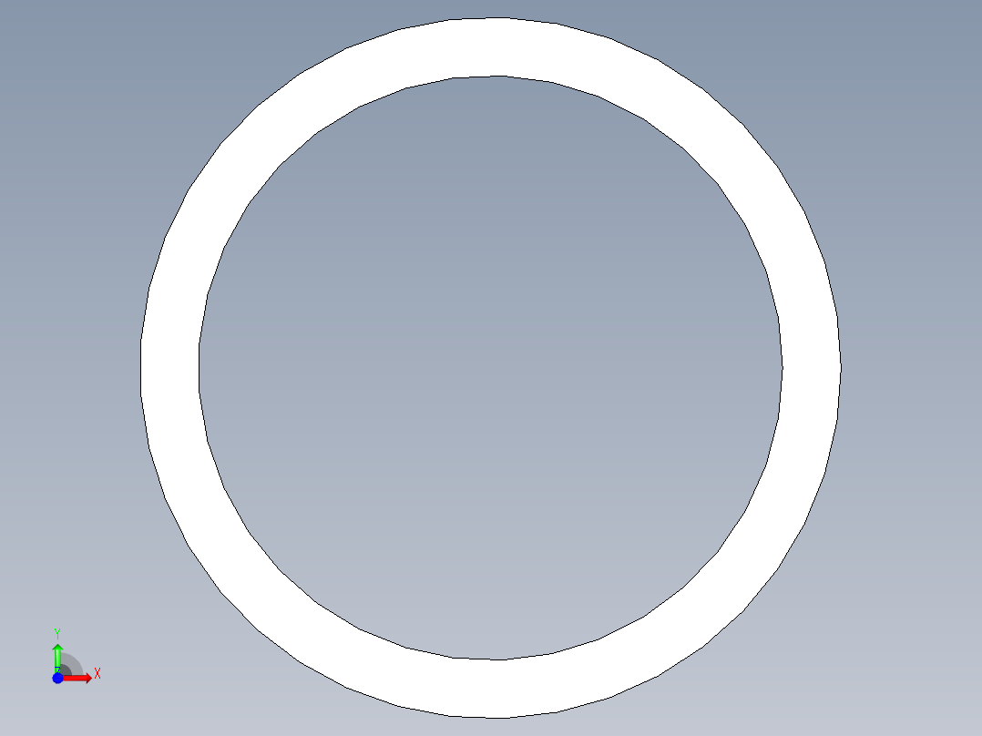 气压缸模型前视图