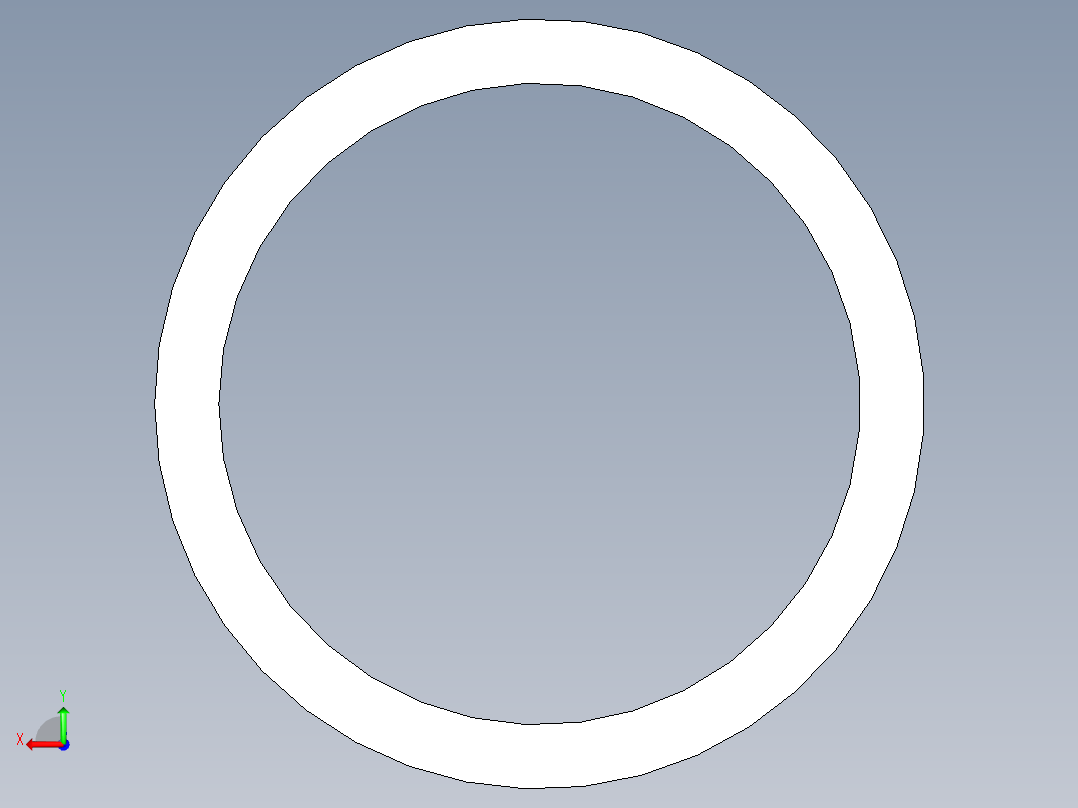 气压缸模型后视图