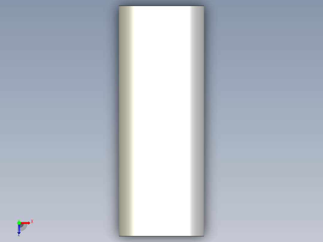 气压缸模型俯视图