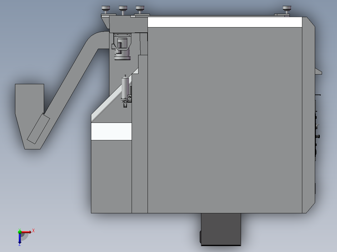 54_哈斯750C 5轴机床俯视图