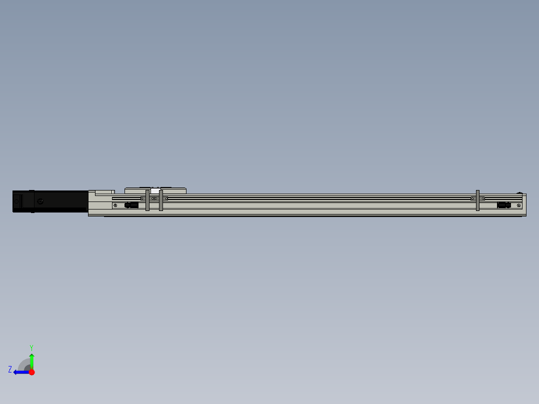 Toyo东佑达直线模组-ECH6-600-BC+煞車-M5右视图