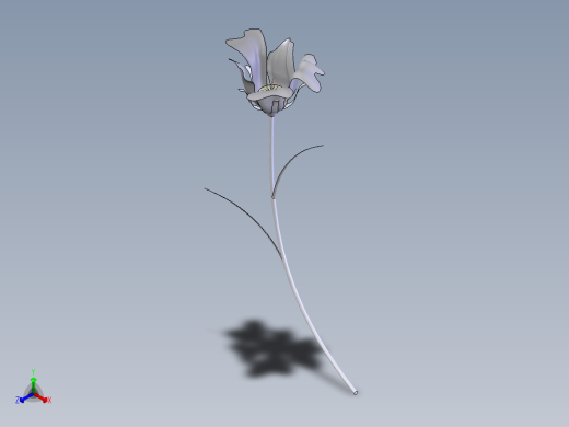 百合花正等轴测缩略图