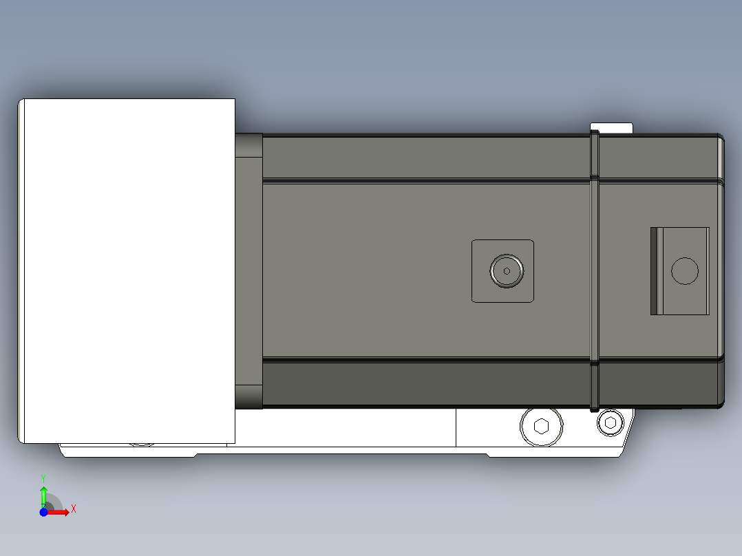 Toyo东佑达直线模组-ETB17-L40-1200-L-750W前视图