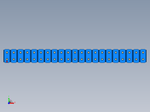 彩色公头100mil（2.54mm）系列-DS1021_blue_2x21p_100mil_Type1_rev1.0前视缩略图