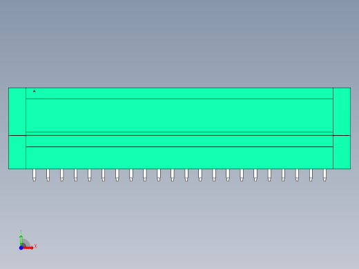 DEGSON 15EDG（公头） 3.81mm 螺钉锁紧，插拔式接线端子 FullPack-15EDGVTM-3.81-44P-14-00AH前视缩略图