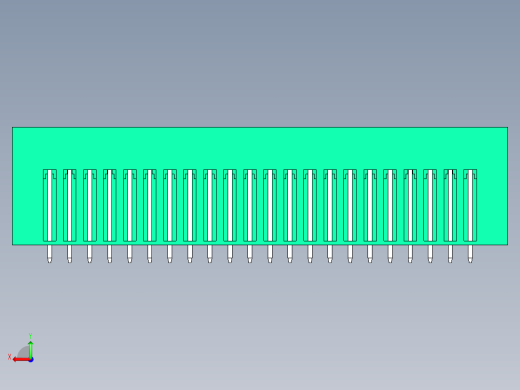 DEGSON 15EDG（公头） 3.81mm 螺钉锁紧，插拔式接线端子 FullPack-15EDGVTM-3.81-44P-14-00AH后视缩略图