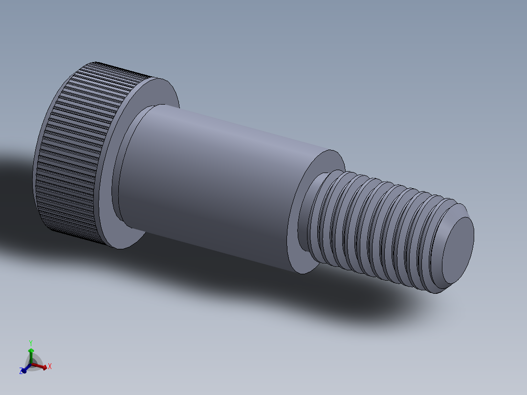 公制SH螺栓选择（DME）-SB DME PM12 x25.SLDPRT主视图