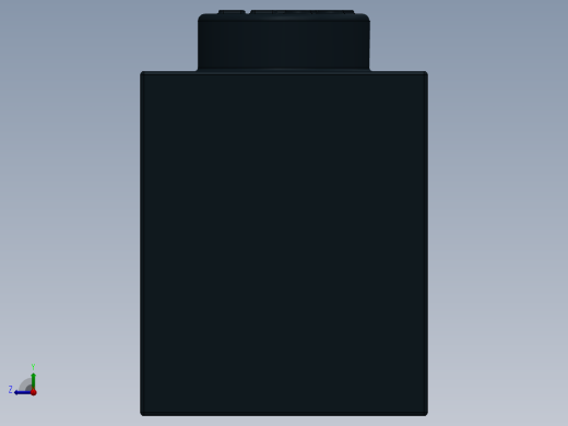 乐高套装 4421基本积木-300826 Black Brick 1 x 8.SLDPRT右视缩略图