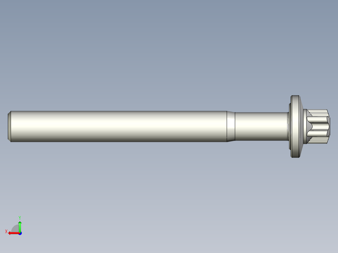 六角螺钉-Hexalobular_screw-M10-90-70-13-20-11.stp后视图