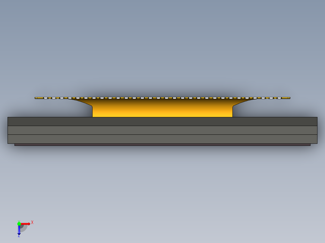 光电元件封装-UG-2864HSWEG01俯视图
