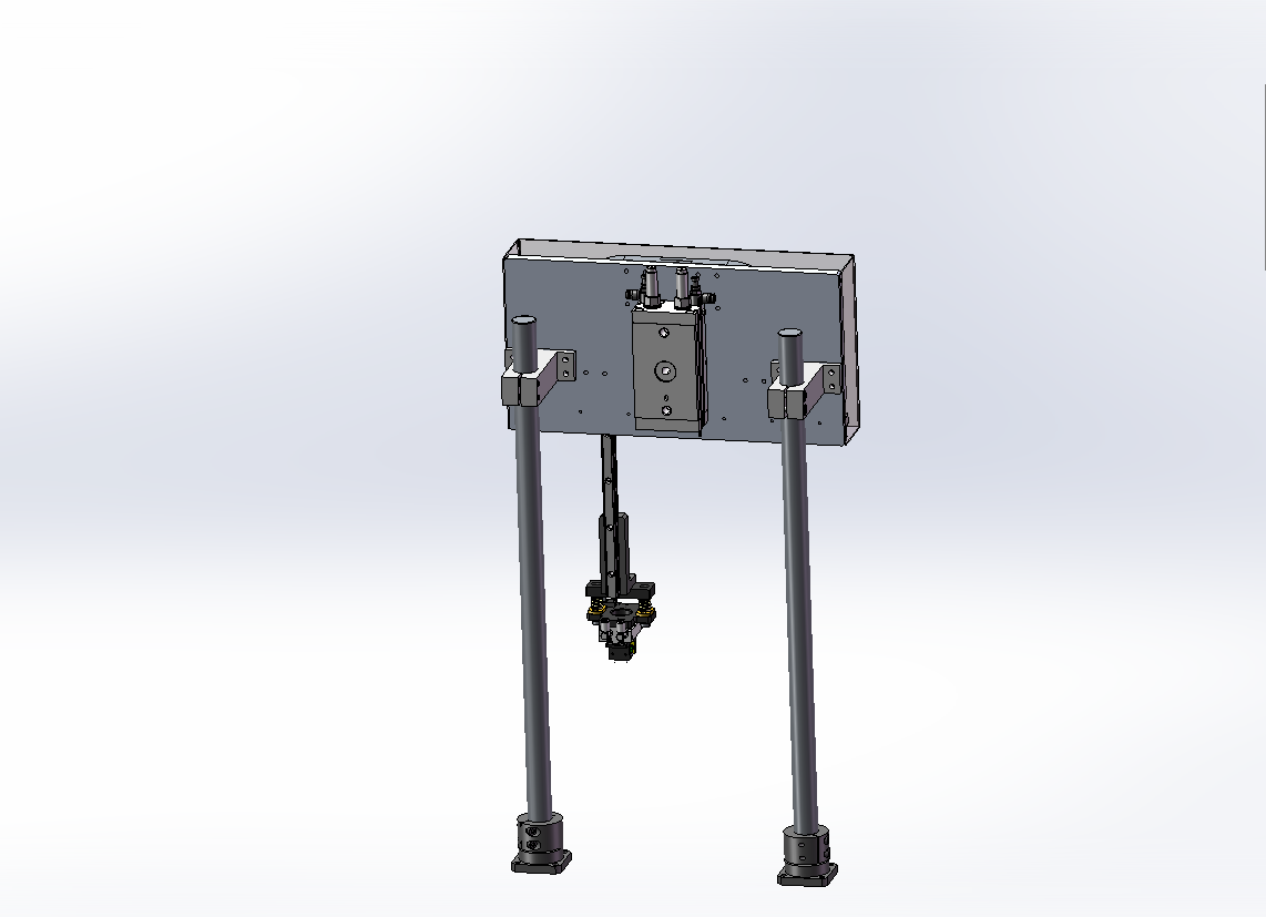 N型机械爪3D数模图纸 Solidworks设计 附STP IGS