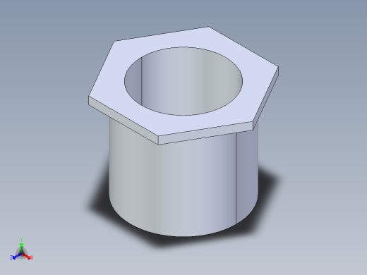 CPVC管件16-Sch80_ReducerBushing_SxSPIG_9837-168_1.25in x 1in正等轴测缩略图