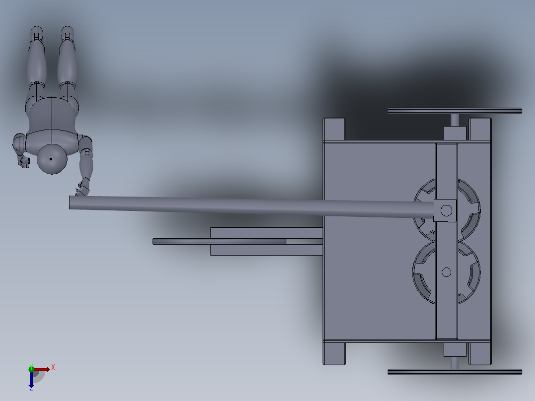 甘蔗汁机设计模型219745=甘蔗榨汁机===30俯视图