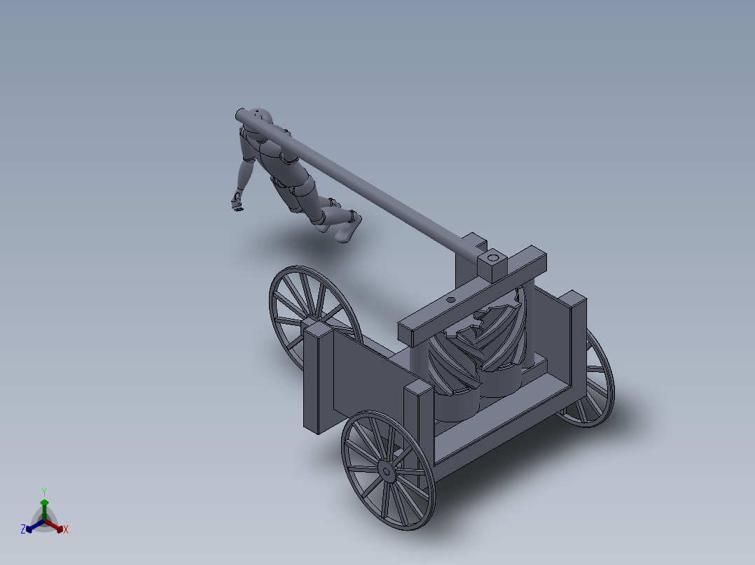 甘蔗汁机设计模型219745=甘蔗榨汁机===30正等轴测图