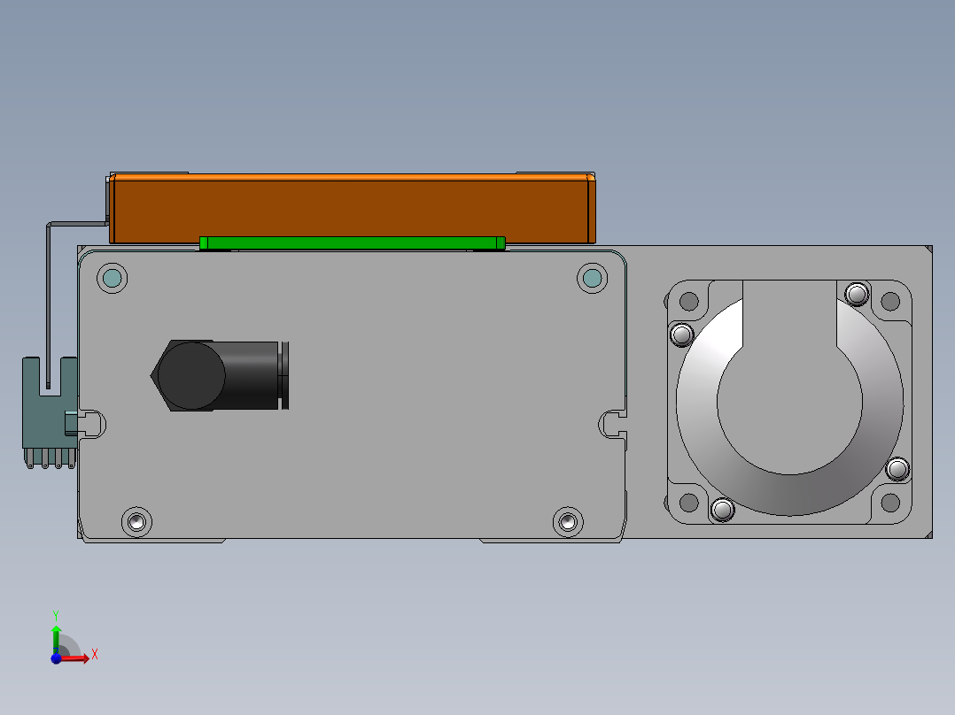MCH丝杆全封闭MCH14-BR-400W前视图