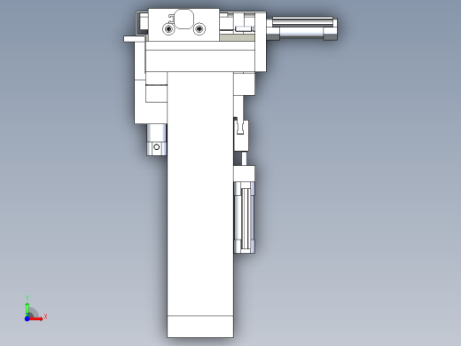 打螺丝机构前视缩略图
