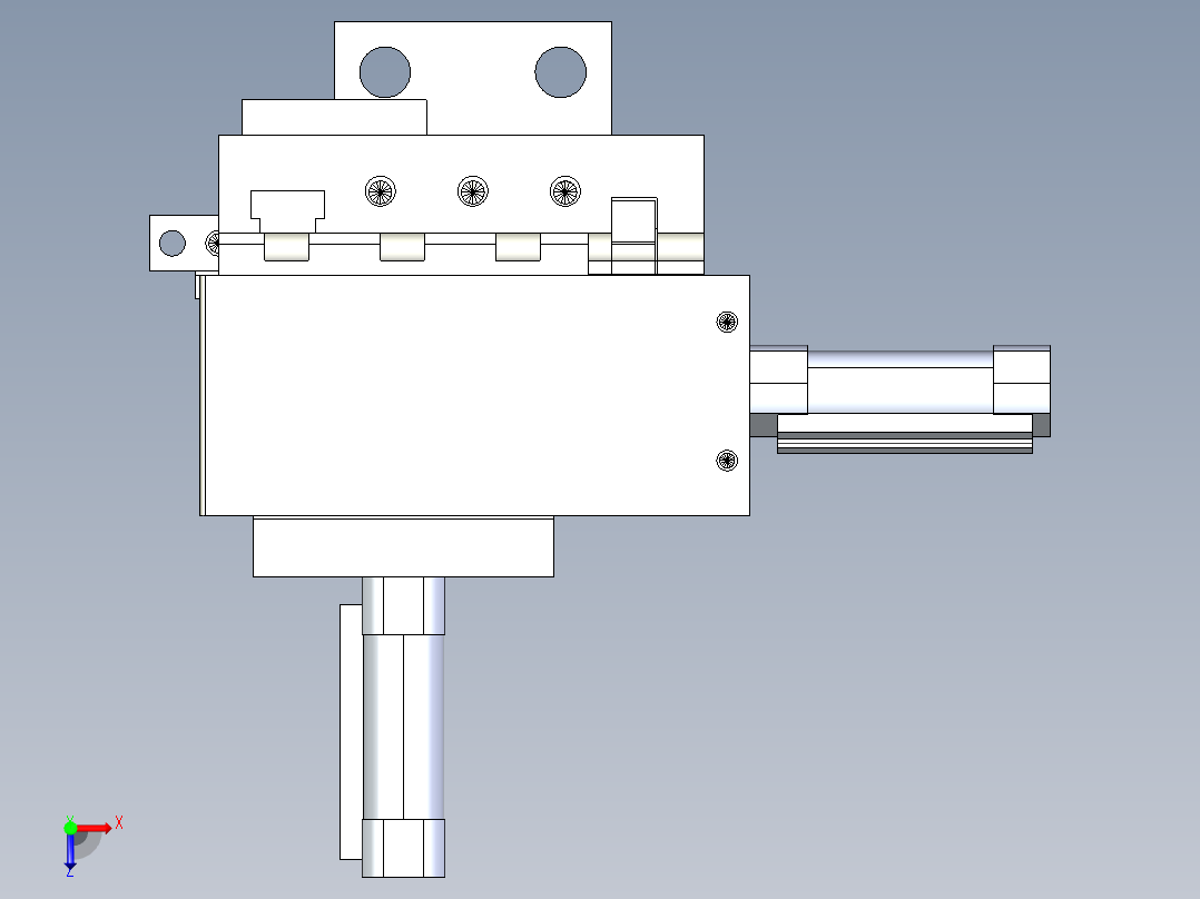 打螺丝机构俯视图