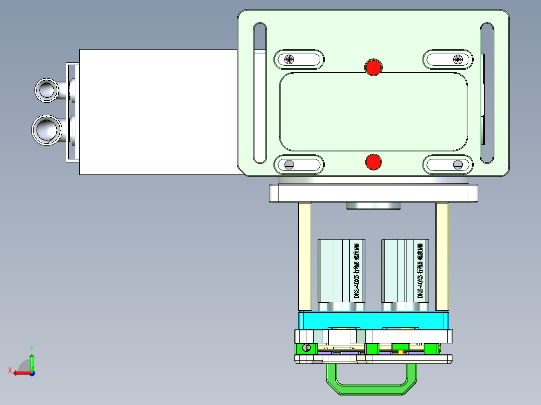 X1-笔记本CNC工装夹具三维模型CNC6-01-22后视图