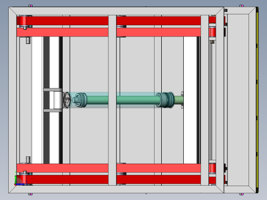三叉固定机sw13可编辑左视缩略图