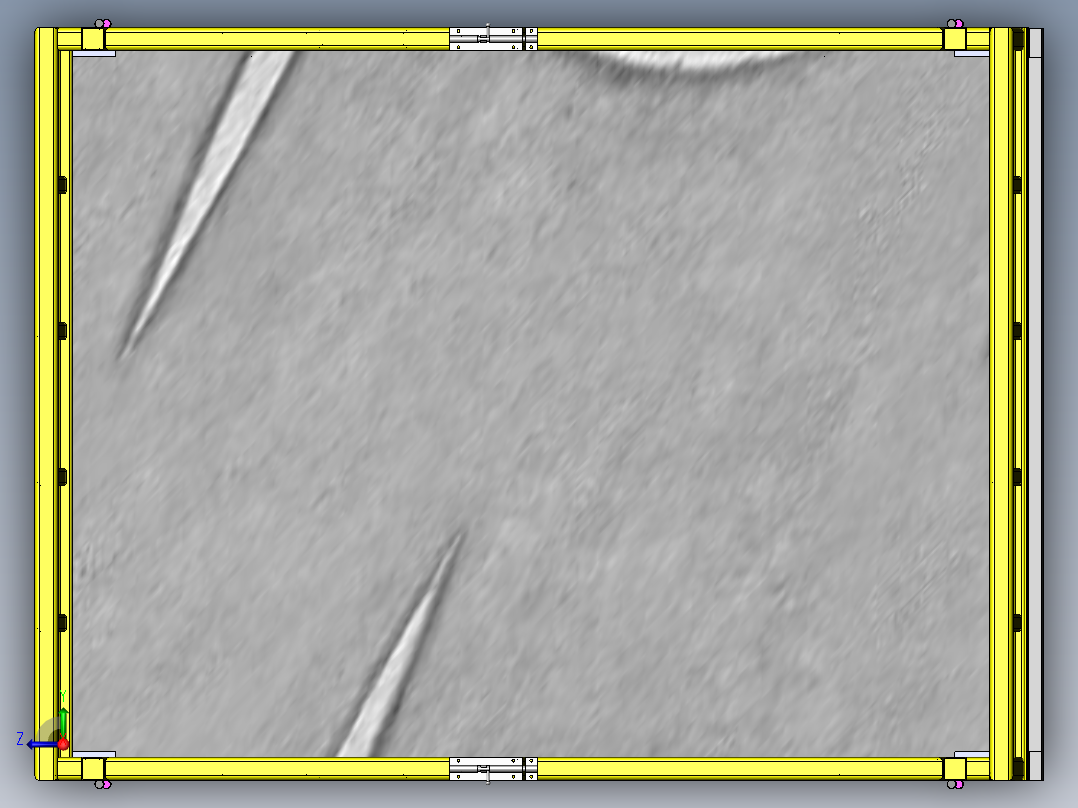 三叉固定机sw13可编辑右视图