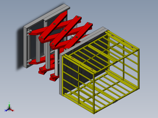三叉固定机sw13可编辑正等轴测缩略图