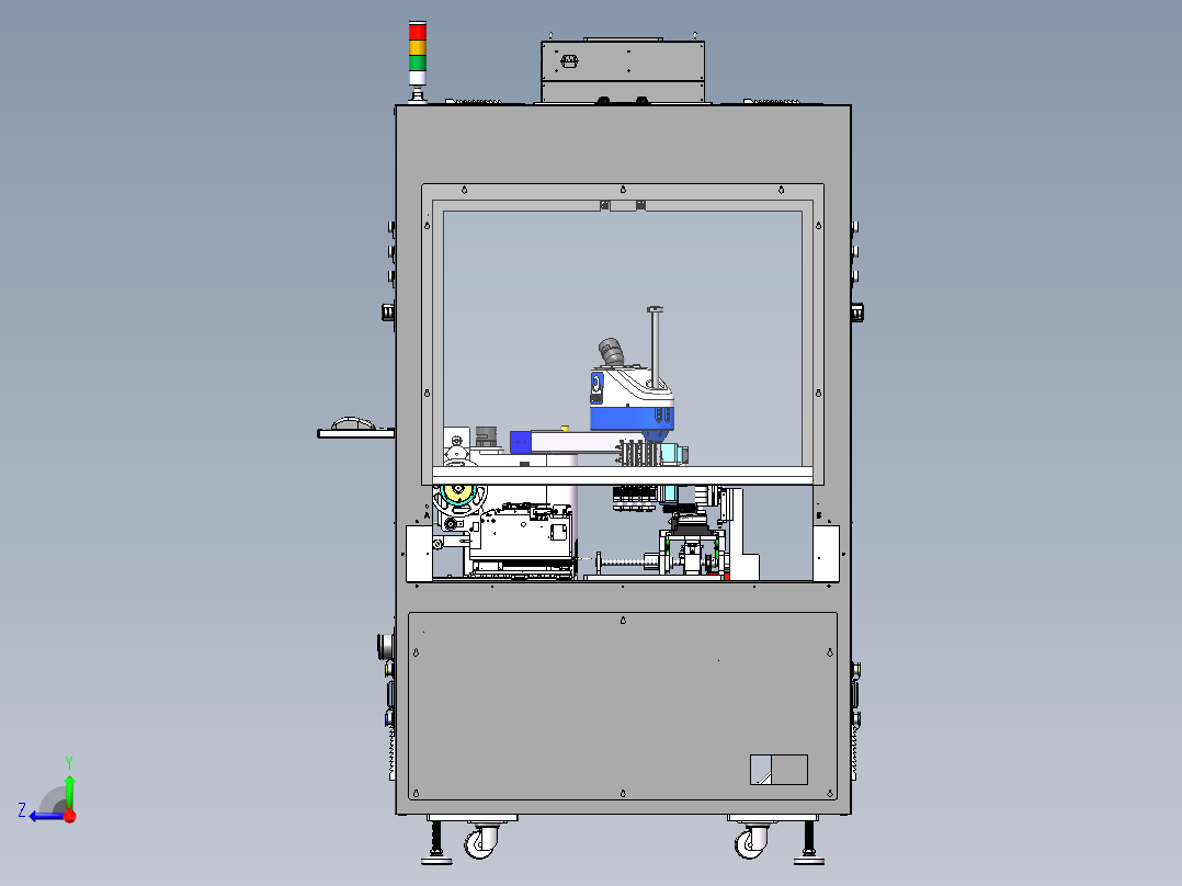 自动贴泡棉机sw21可编辑右视图