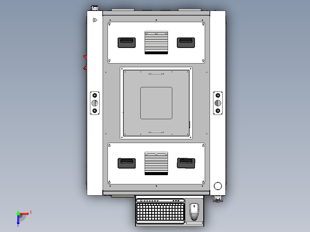 自动贴泡棉机sw21可编辑俯视图